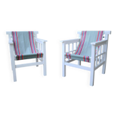 Paire de fauteuils "Hamac" Robert Mallet Stevens