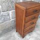 Commode à tiroirs pieds compas