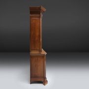 Antique Liège Display Cabinet in Carved Wood, Belgium, 18th Century