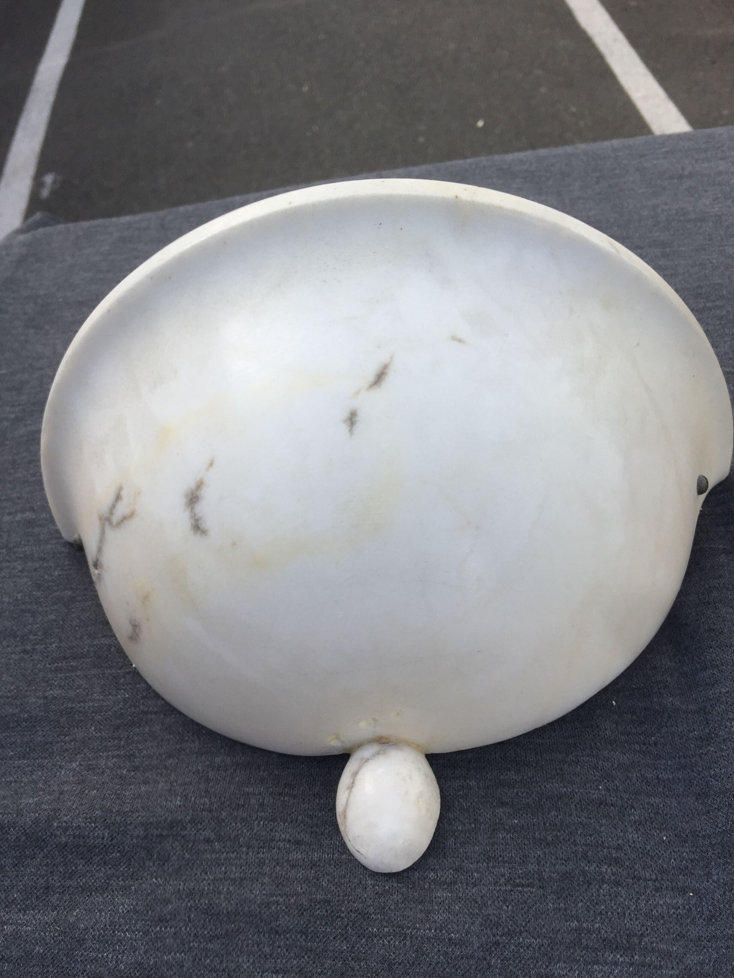 Pair of alabaster sconces Art deco