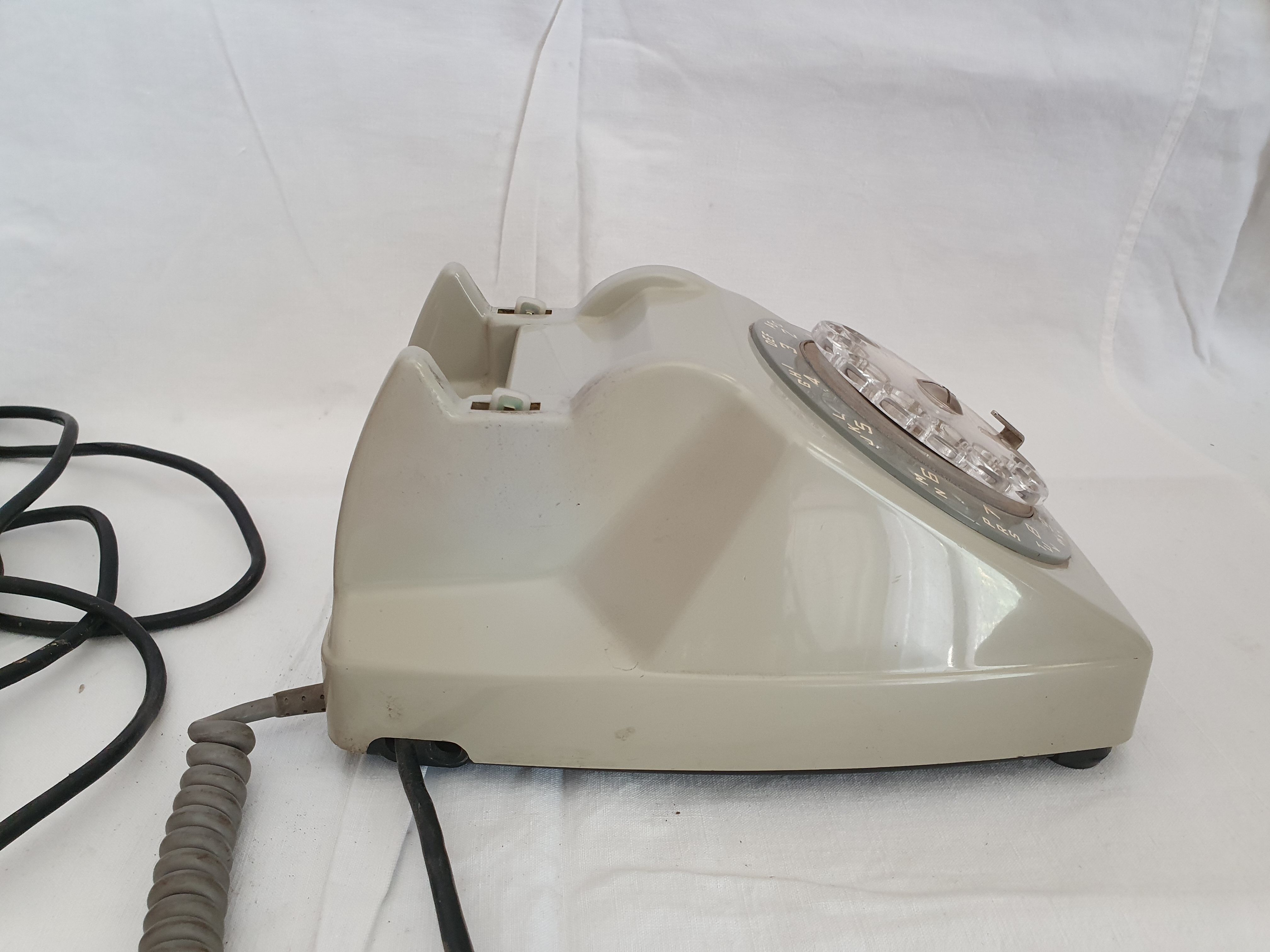 Vintage phone SOCOTEL S 63 grey