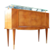 Buffet haut en marqueterie de frêne par Baptistin Spade 1950s
