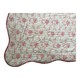 Couvre lit matelassé fleurie