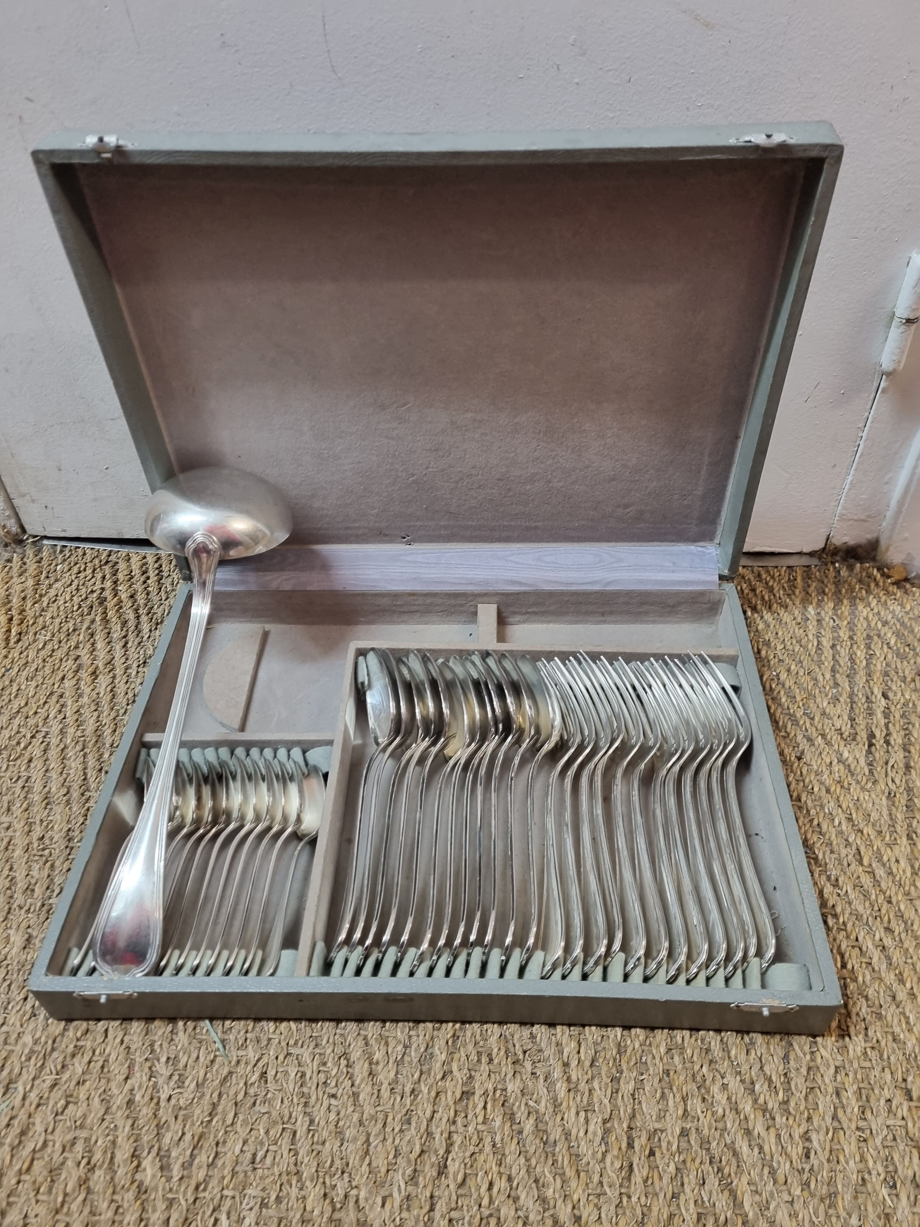 Cutlery set Christofle model Spatours silver