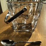 Ice bucket square crystal of Vannes height 14cm