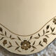 Venetian-style mirror decorated with flowers - 1950s 49x66cm