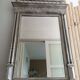 Large mirror / trumeau in patinated carved wood – antique style
