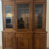 Buffet Louis Philippe showcase library in new cherry wood new/resale
