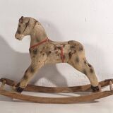 Cheval à bascule ancien (France, vers 1920)