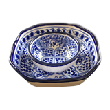 Set ceramics blue décor