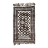 Vintage Persian Luri Gabbeh Rug 245x138 cm medium, shabby chic Red