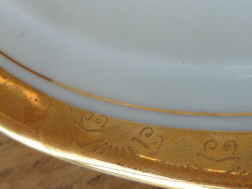 Limoges porcelain saucière by A.Blin vintage Vierzon décor