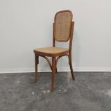 Chaise, canne en bois courbé, années 1960