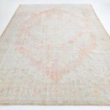 7x10 Rug For Living Room Pale Red Persian Rug, 229x326Cm
