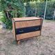 Scandinavian style wooden chest of drawers