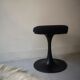 Black tulip stool cre rossi, design 1970