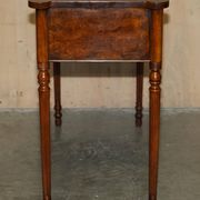 Console en Orme Burr & Bois Satiné restaurée, vers 1920