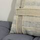 Handmade cushion in vintage fabric, Kilim style.