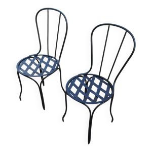 Paire chaises jardin