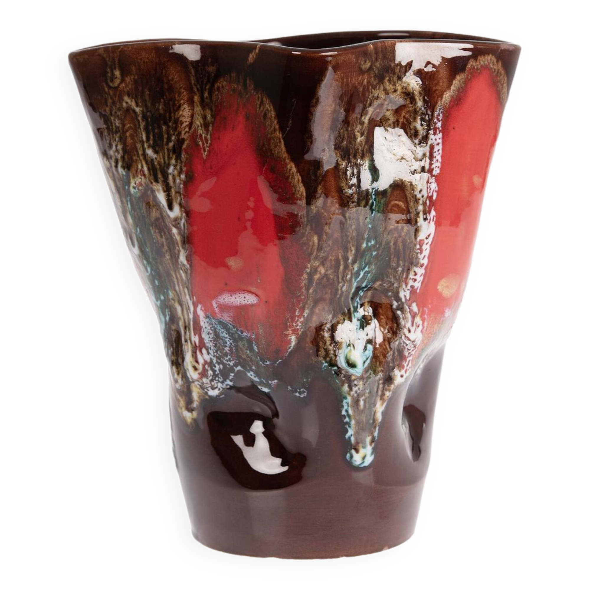 Vase en terre cuite, original de vallauris