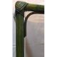 Green rattan coffee table