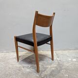 4 Scandinavian teak chairs