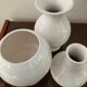 Trio de vases vintage en céramique années 60-70