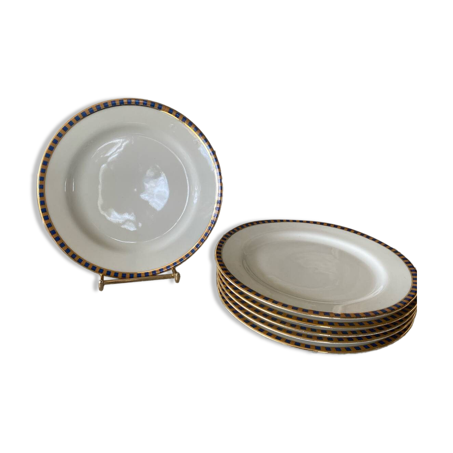 6 dessert plates Limoges France