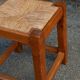 Tabouret paillé en chêne