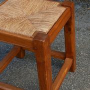Oak straw stool