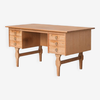 Mid-Century Danish Oak Desk attr. to Henning Kjaernulf