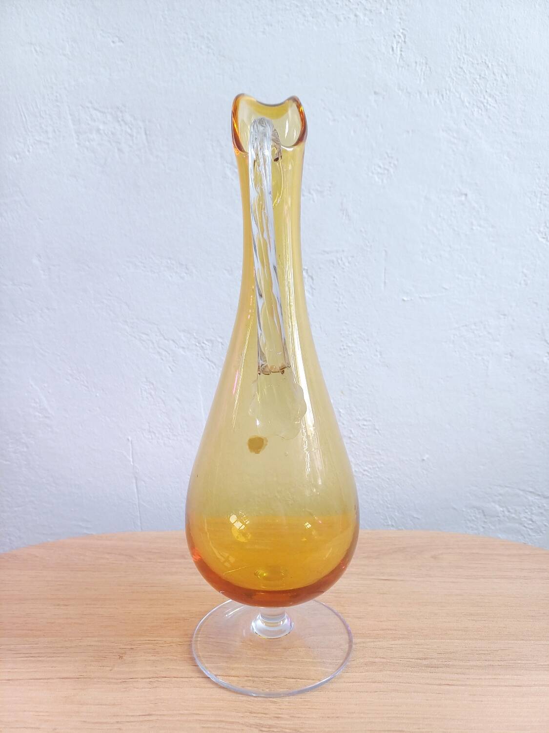 Carafe en verre vénézuélien italien fabriqué à la main