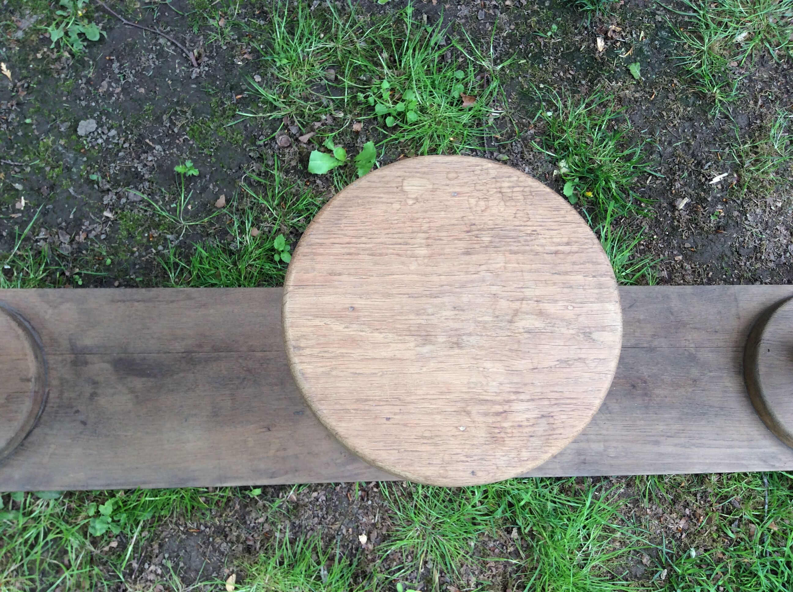 Wooden bench