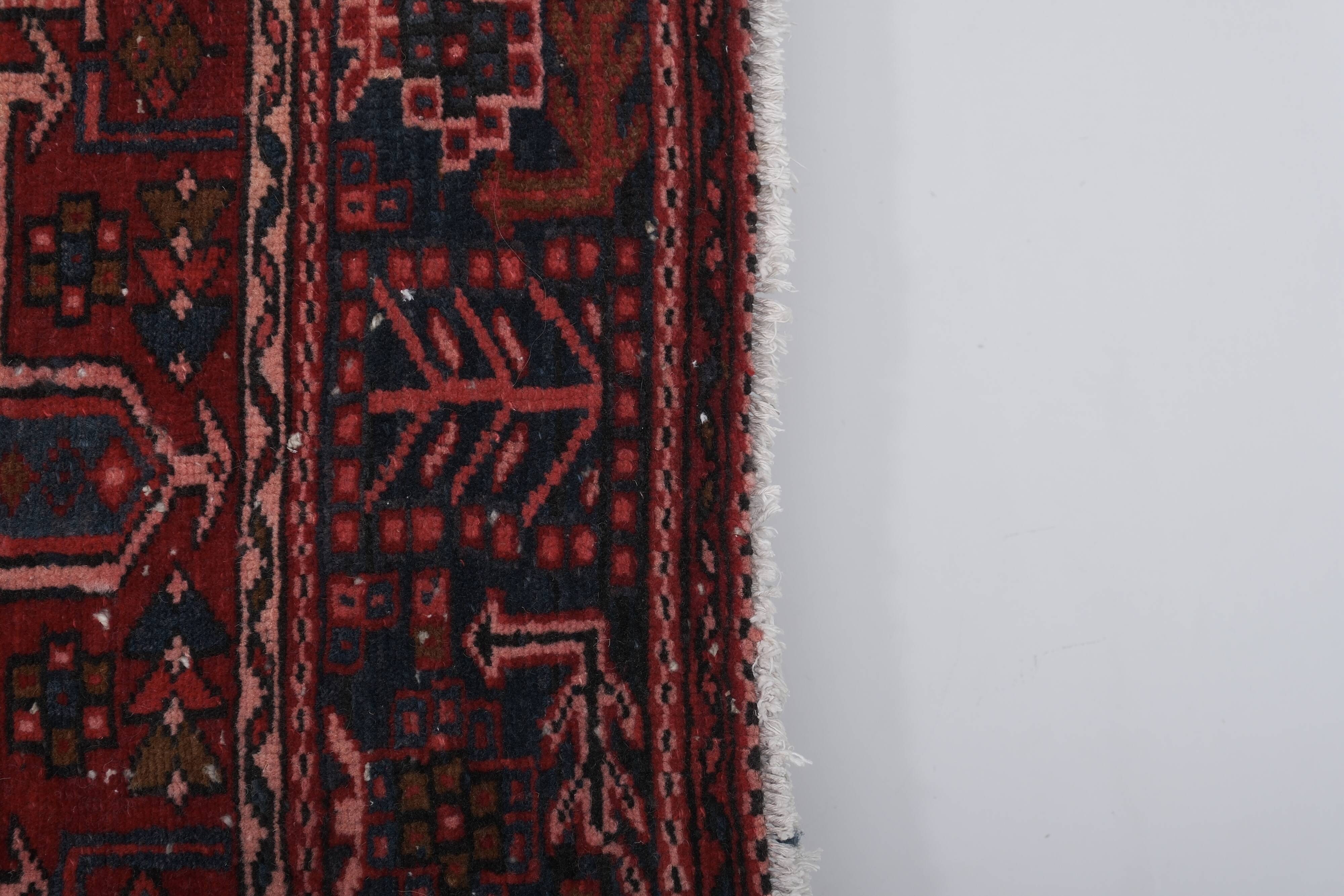 Vintage Turkish Oushak Rug Handwoven 112x330 cm