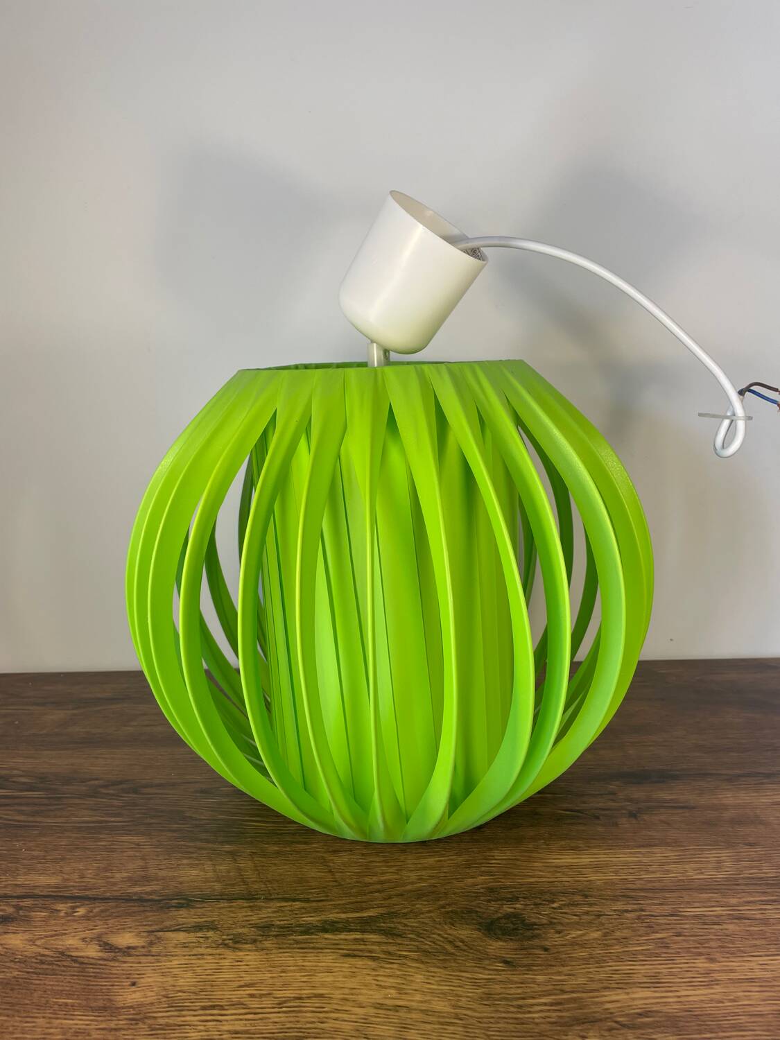 Vintage Steinhauer space age green pendant light