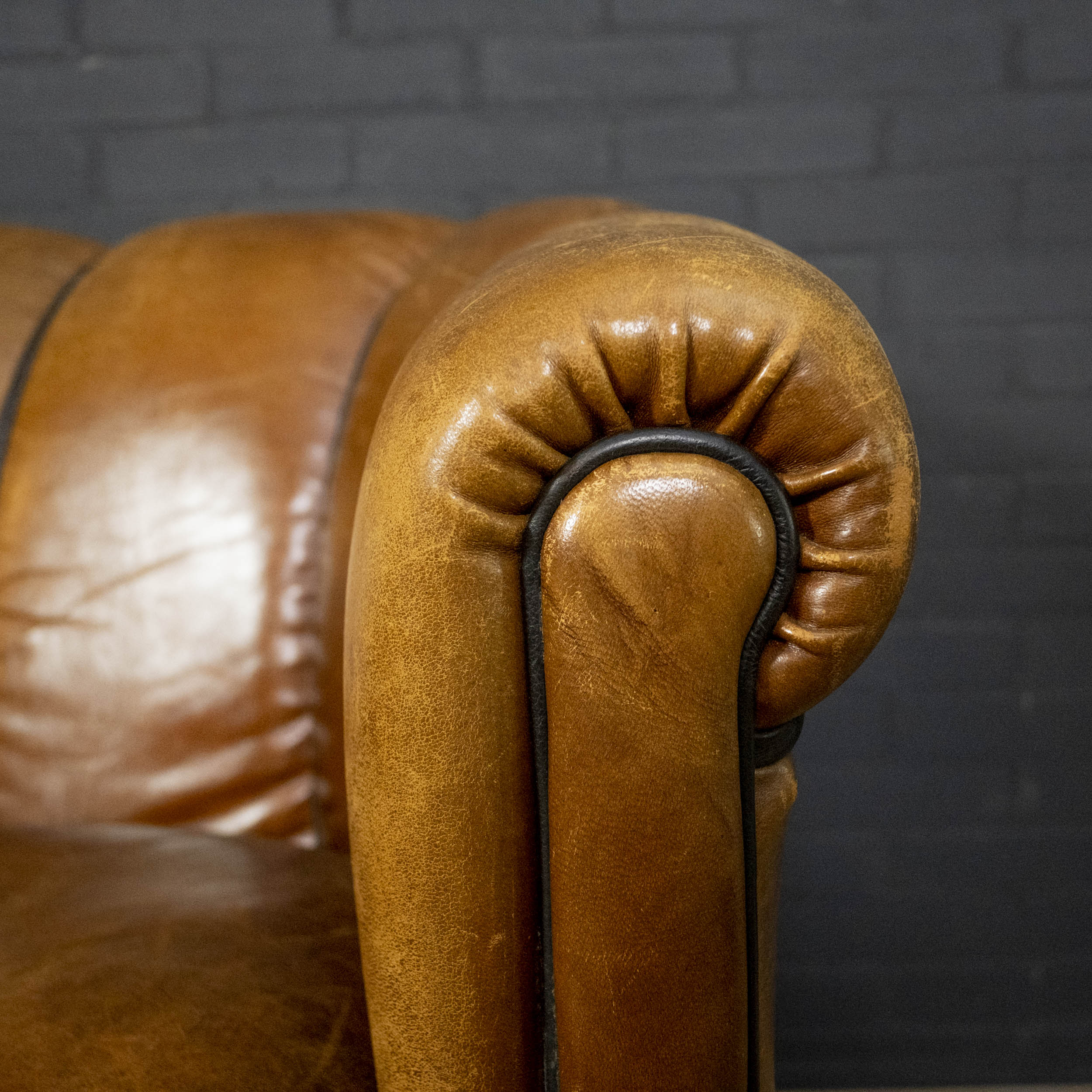 Dutch sheepskin 2-seater sofa