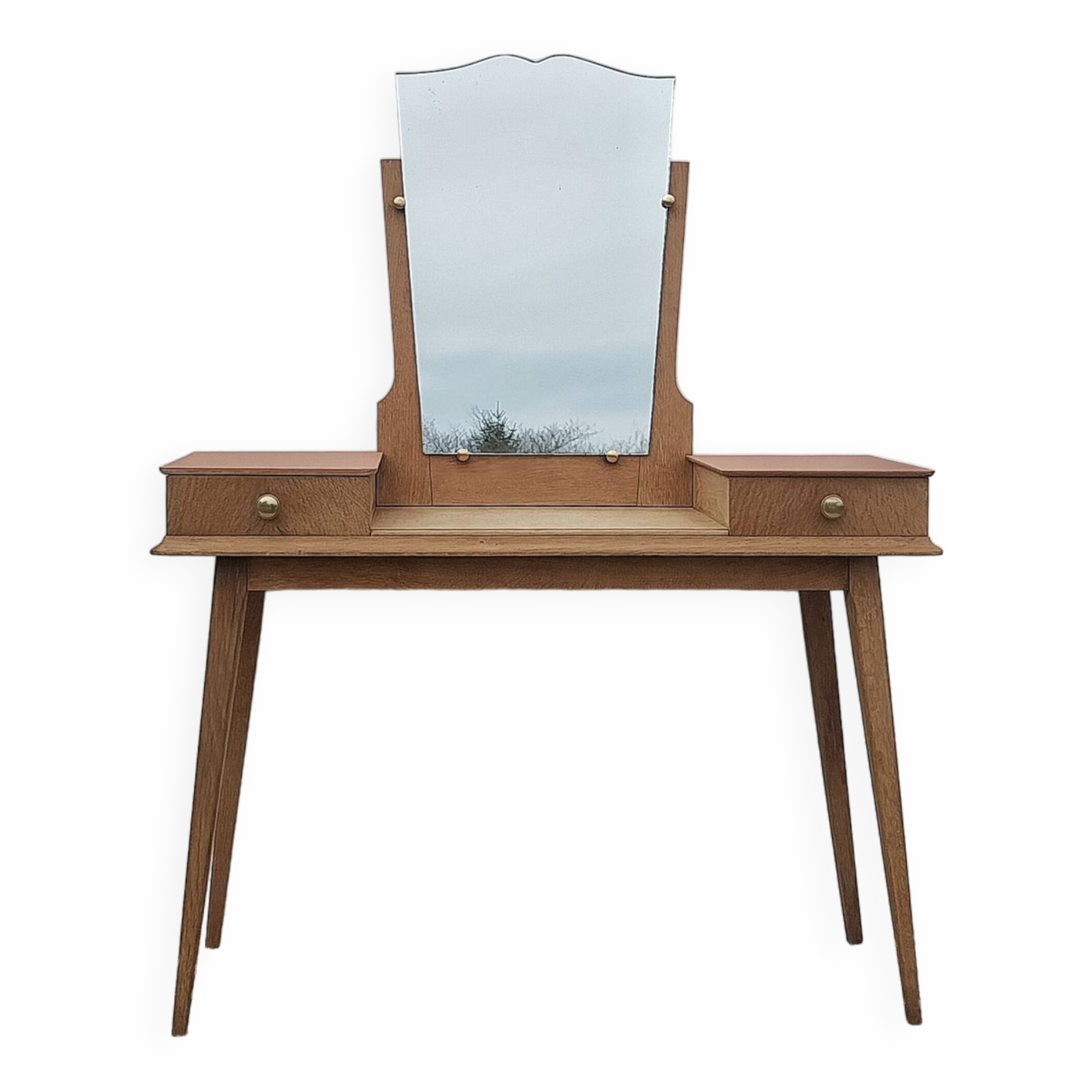 Vintage oak dressing table