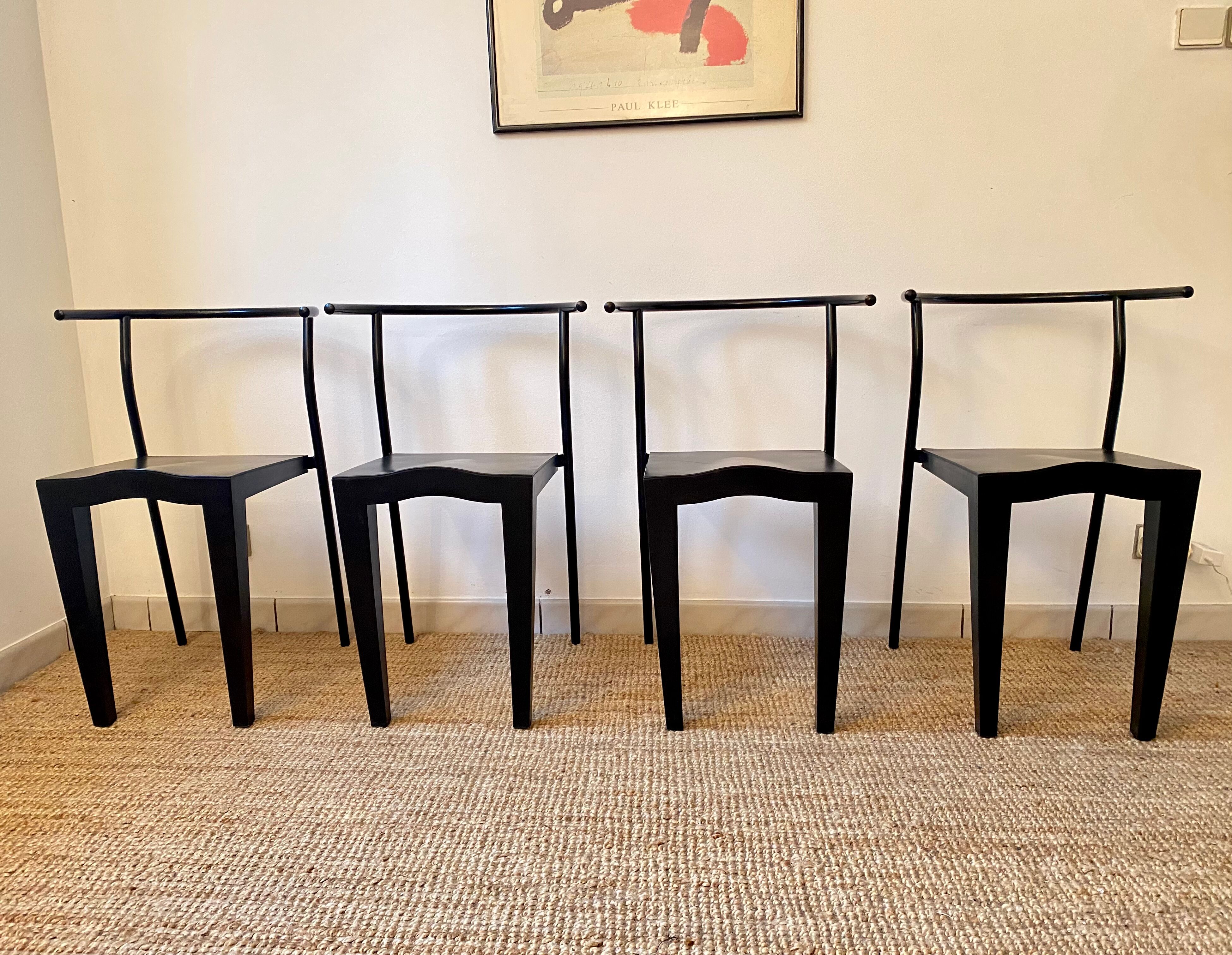 Chairs kartell dr Glob design Philippe Starck vintage 80s