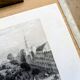 New York, USA, vintage engraving, printed in 1841.