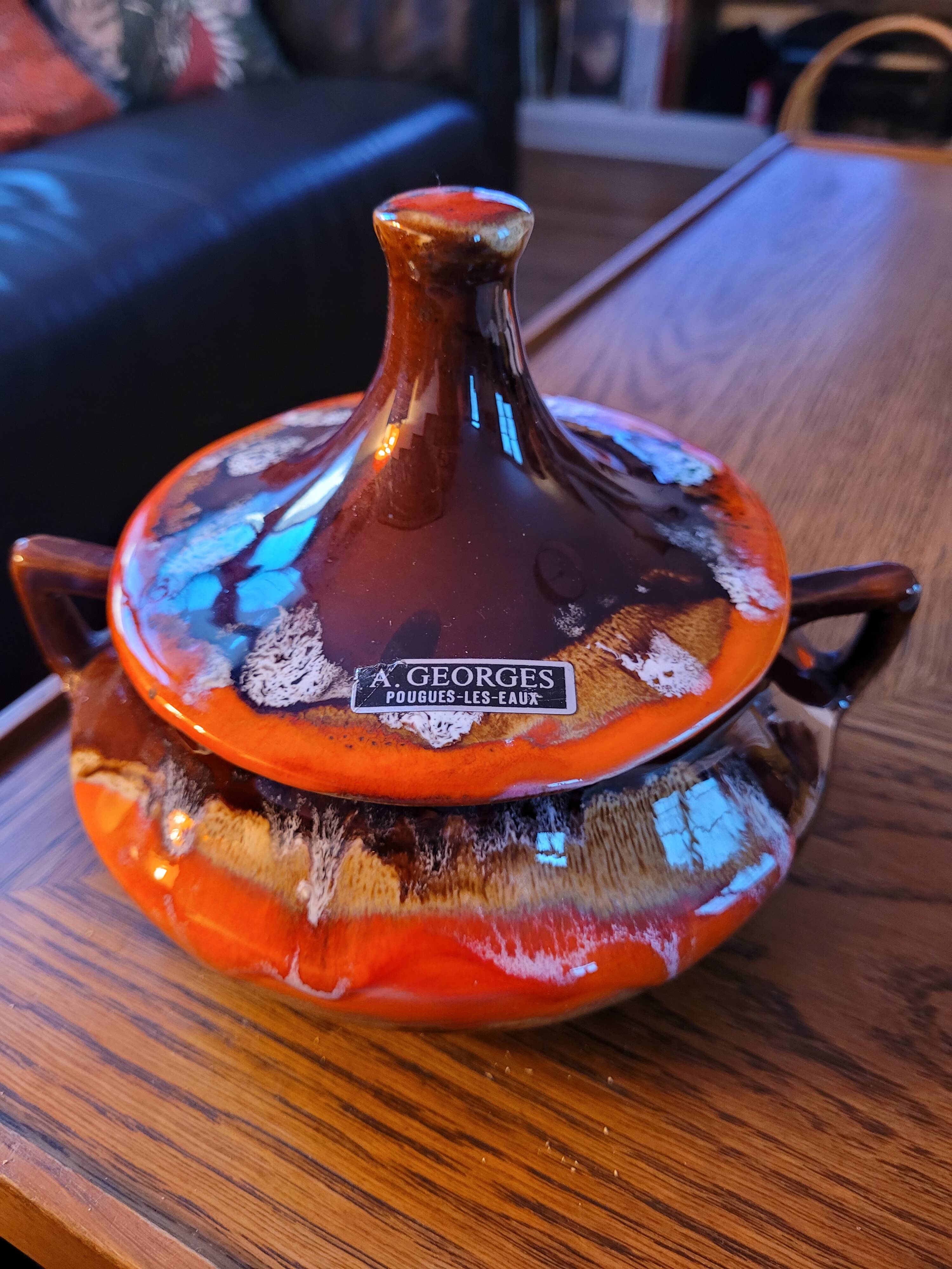 Bonbonnière vintage A.Georges Pougues les Eaux