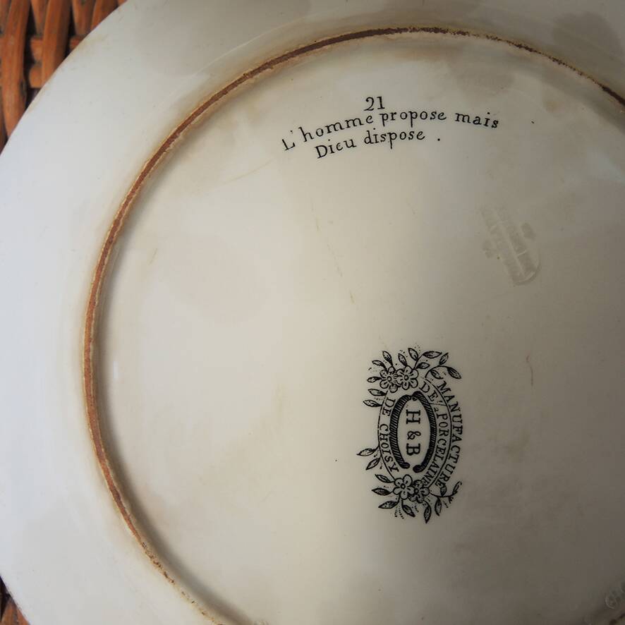 5 old ceramic speakers HB Choisy