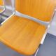 Suite of 4 vintage Giancarlo Piretti benches for Castelli in wood and aluminum