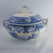 Villeroy & Boch "Burgenland" Soup Tureen in Blue Earthenware - Collectible Condition