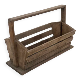 Old wooden basket