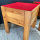 Paire de tabourets-coffres vintage IKEA en pin massif