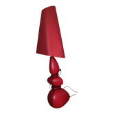 Lamp / luminaire retro 1970s style red