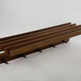 Vintage scandinavian teak coat rack, 1960s