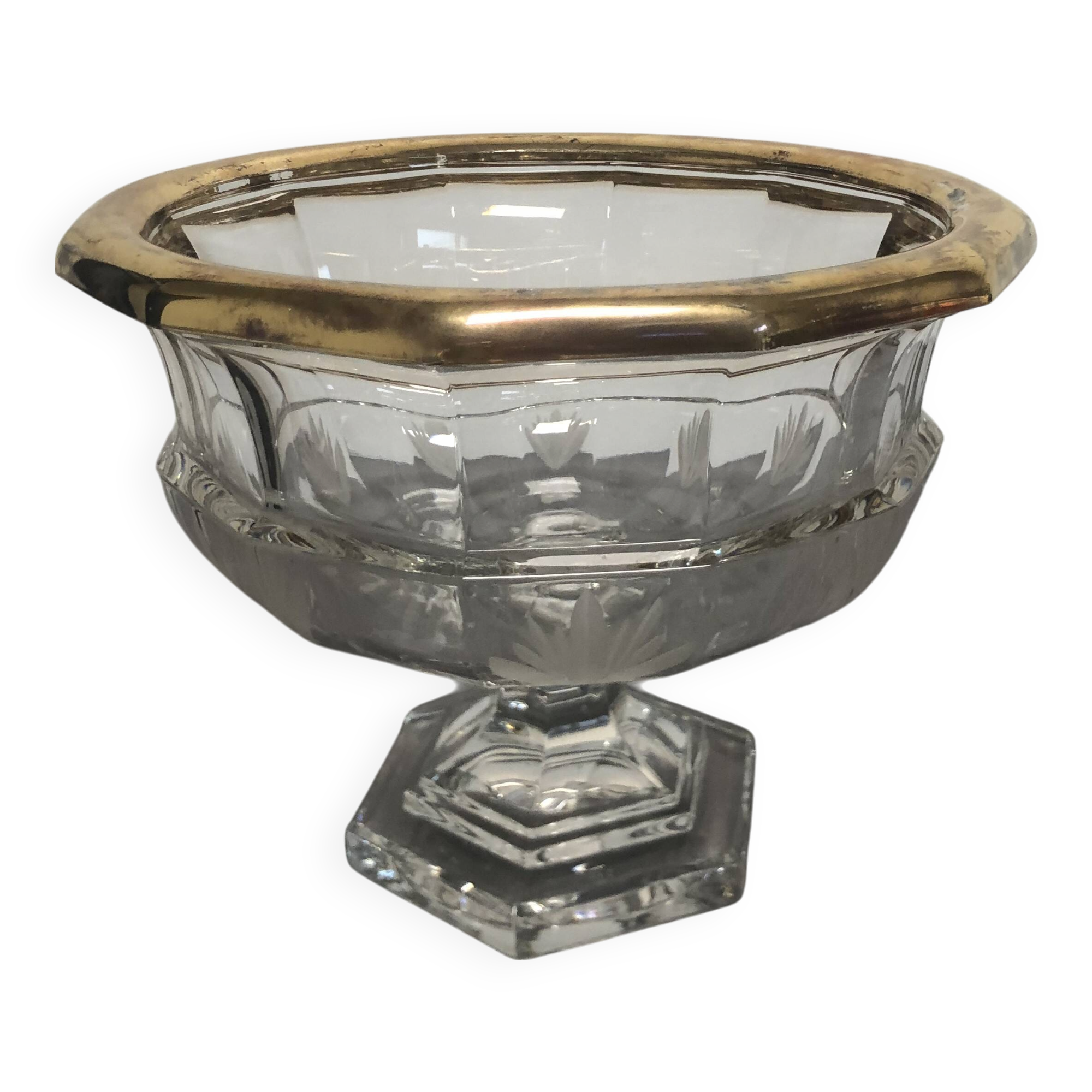 Coupe à fruits en cristal
