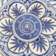 Decorative plate blue and white décor