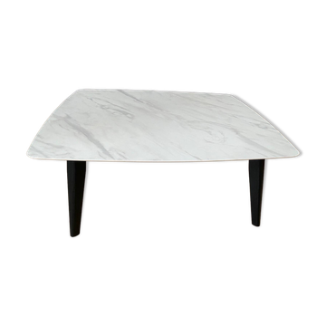 Imperial Line Prado coffee table – HPL White Marble – excellent condition